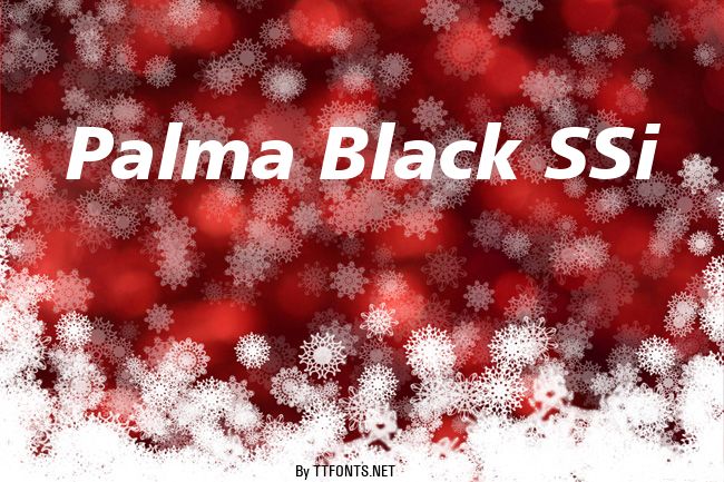 Palma Black SSi example